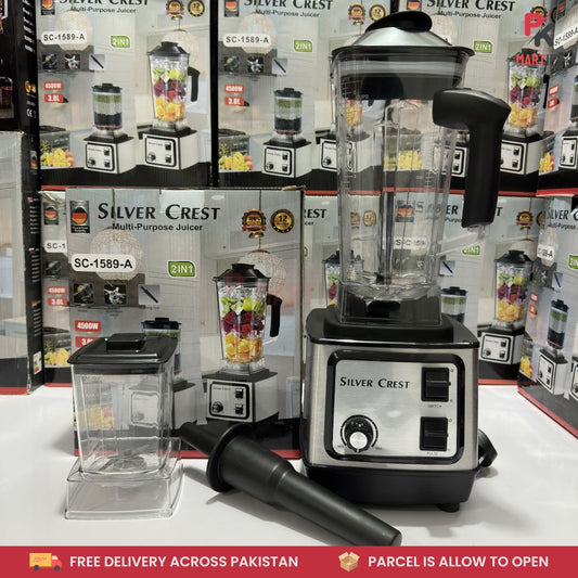 Silver Crest 2-in-1 Blender & Grinder | Powerful Motor | Made in Germany