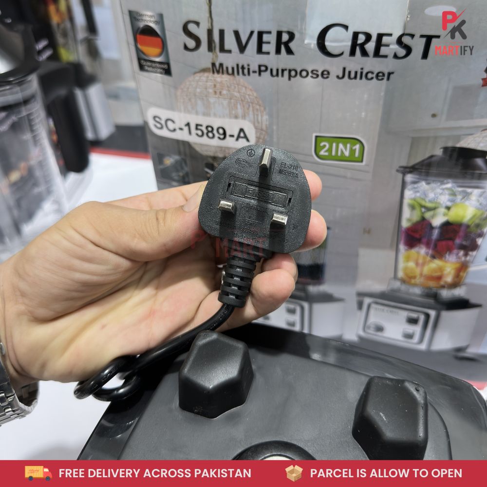 Silver Crest 2-in-1 Blender & Grinder | Powerful Motor | Made in Germany