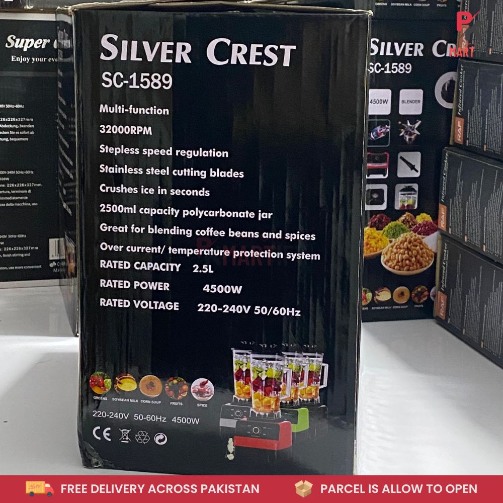 Silver Crest Original German 2-in-1 Blender & Grinder